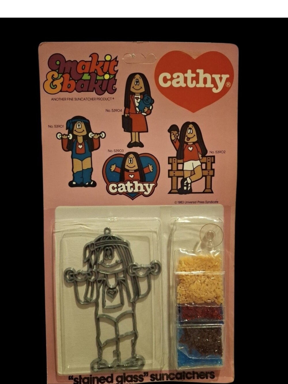 1984 Cathy Makit & Bakit Suncatcher #53901 New